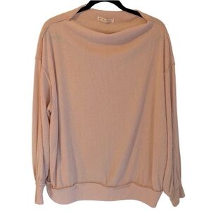We The Free Boat Neck Lightweight Sweater. Soft! Peach Color. Free People Sz. S